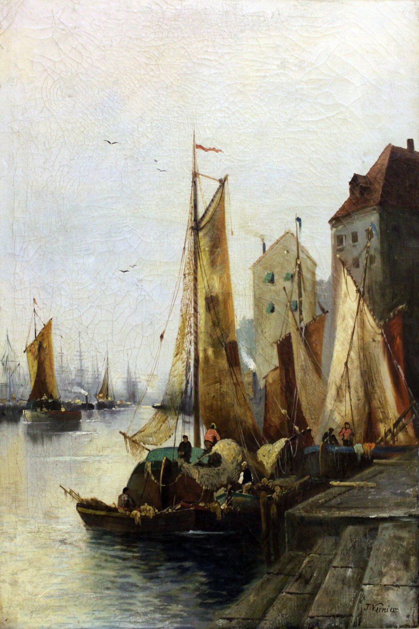 Le Havre Limanı by Jules Vernier
