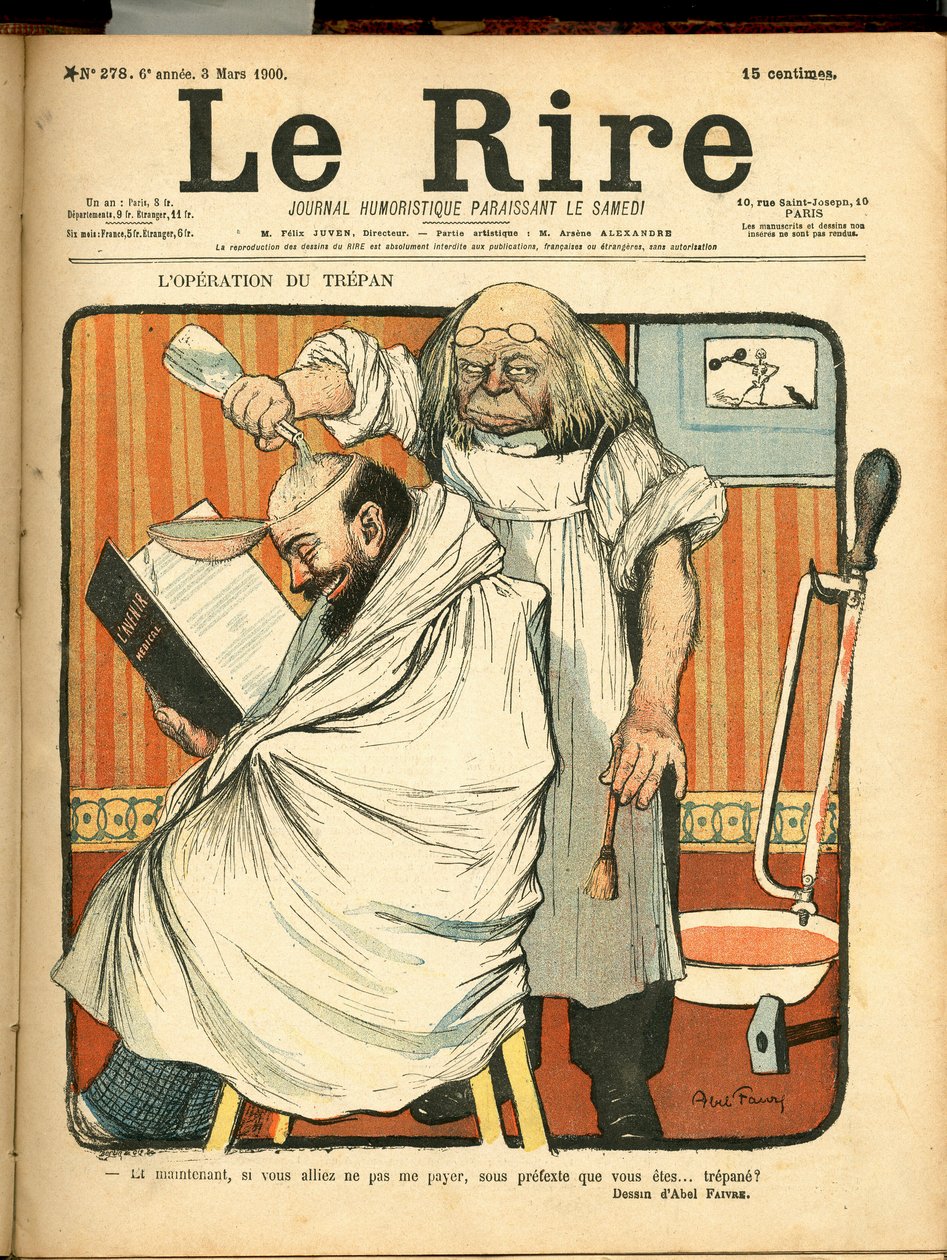 “Le Lire” Kapağı, 278 Sayı, Renklerde Hiciv by Jules Abel Faivre