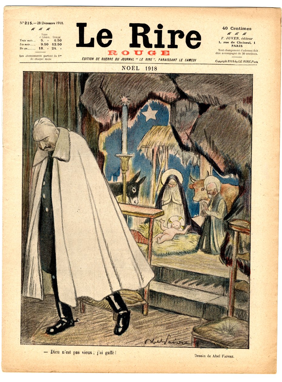 “Kırmızı Kahkaha” Kapağı, Renklerde Hiciv by Jules Abel Faivre