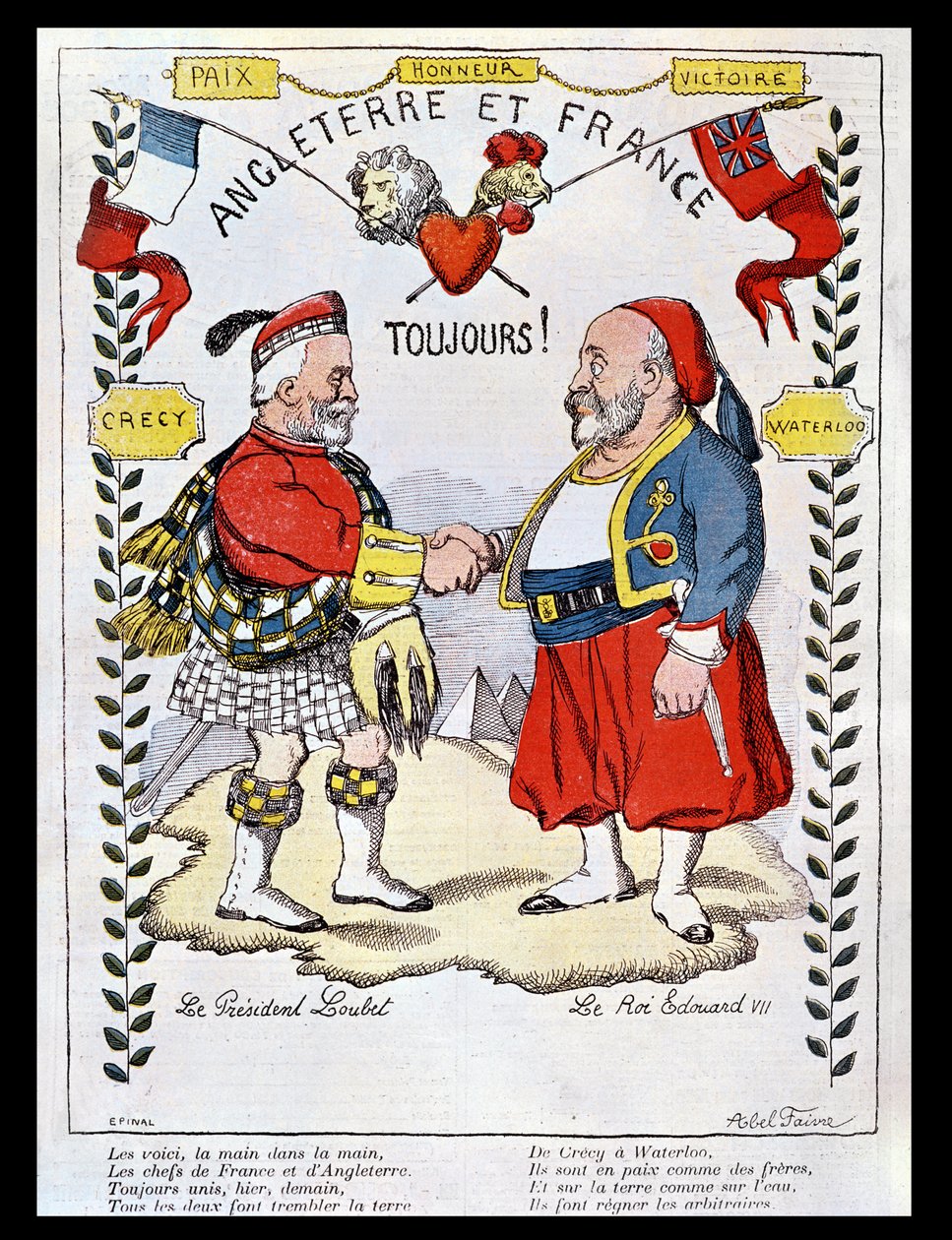Fransa ve Büyük Britanya arasındaki İtilaf Cordiale: Başkan Loubet (1838-1929) ve Kral VII. Edward