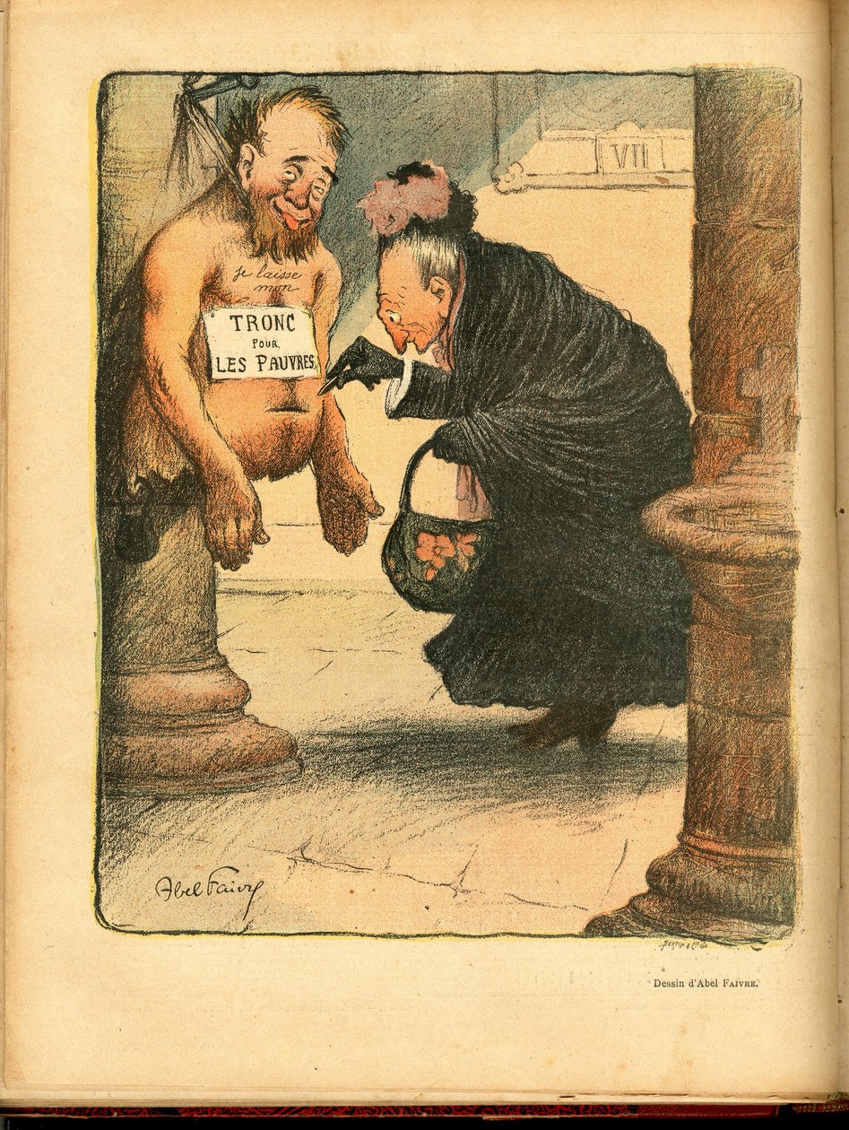 Kahkaha, 276 numara, Renklerde Hiciv by Jules Abel Faivre
