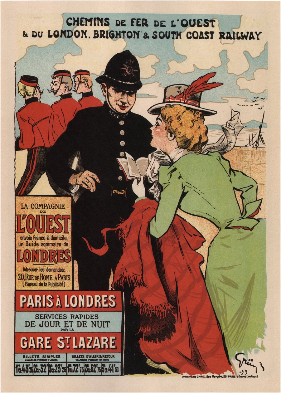 paris londra by Jules Alexandre Gruen or Grun