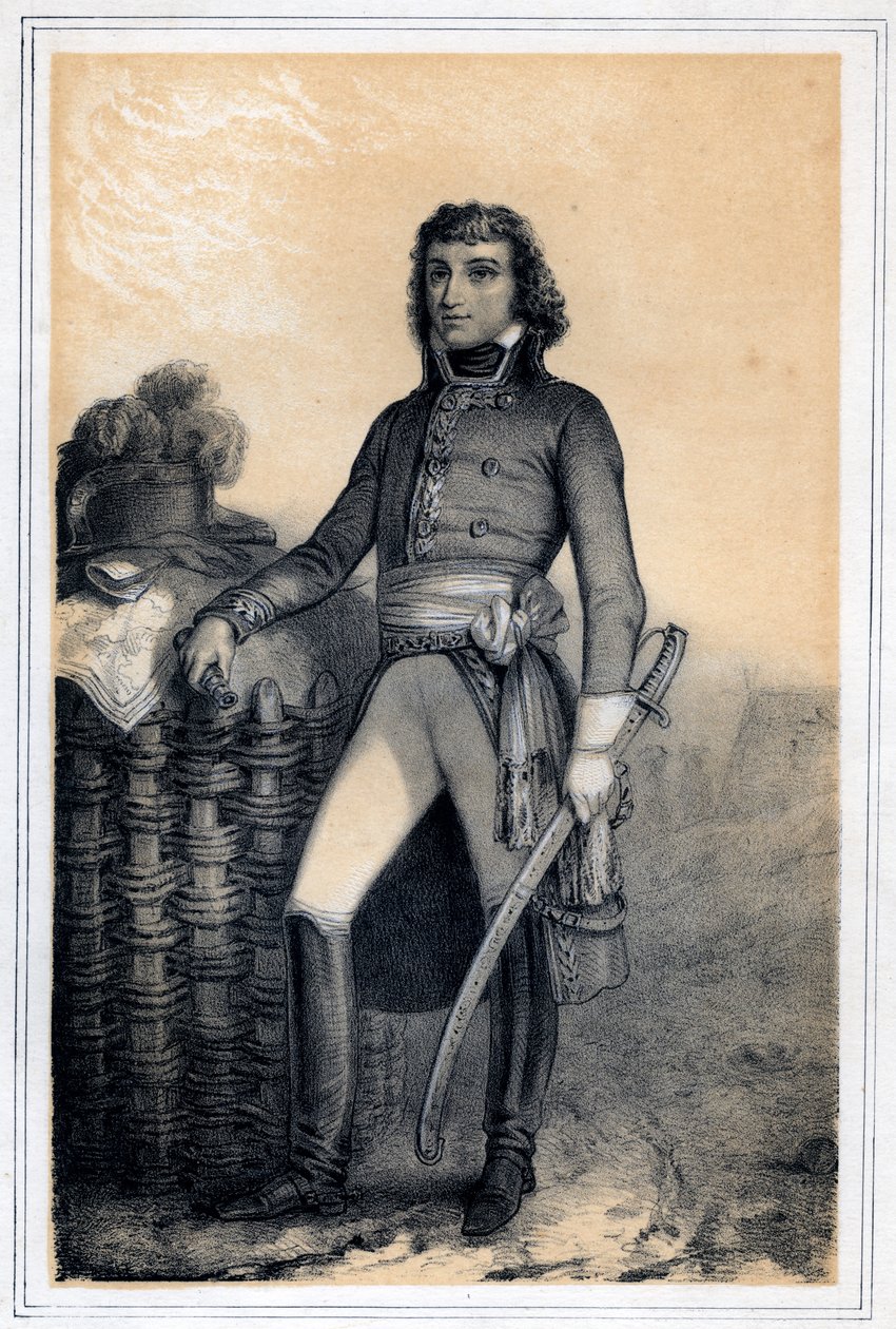 Barthelemy Catherine Joubert, Fransız general, 19. yüzyıl. by Jules Alfred Vincent Rigo
