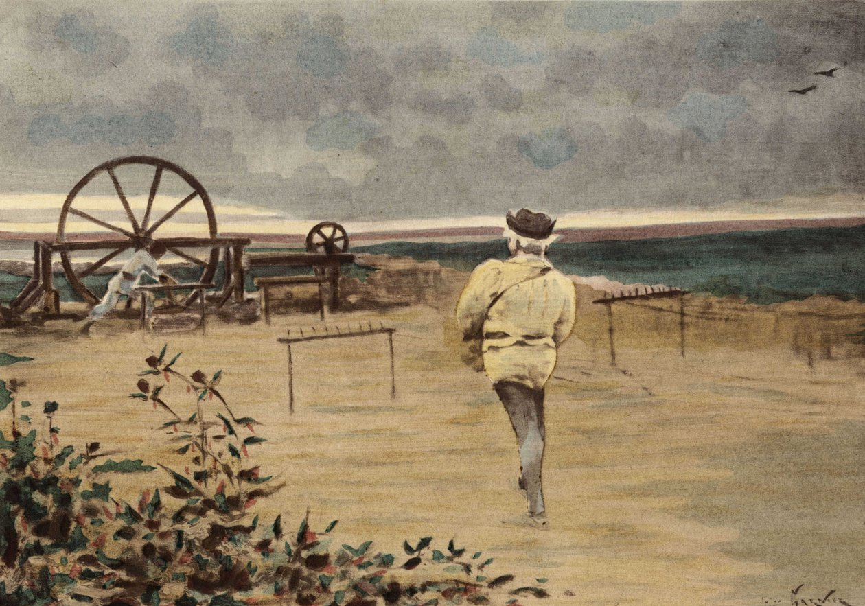 Pantagruelion adlı bitkinin hazırlanması. Pantagruel. Jules Garnier tarafından çizilmiştir. "Rabelais et l