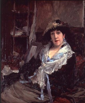 Madam Jeanne Samary'nin portresi (tuval üzerine yağlı boya) by Jules Bastien Lepage