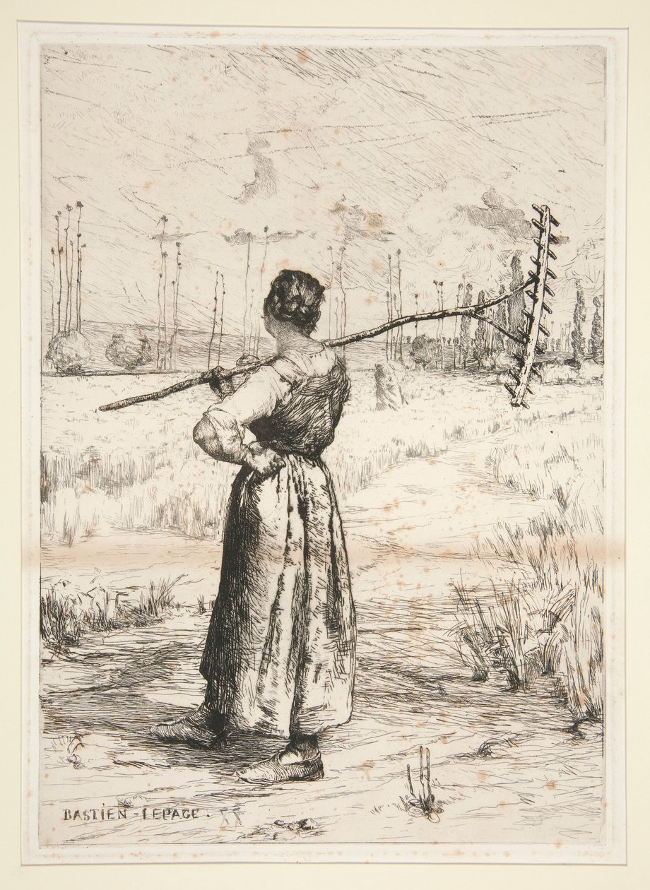 Retour des champs (Tarlalardan Dönüş) by Jules Bastien Lepage