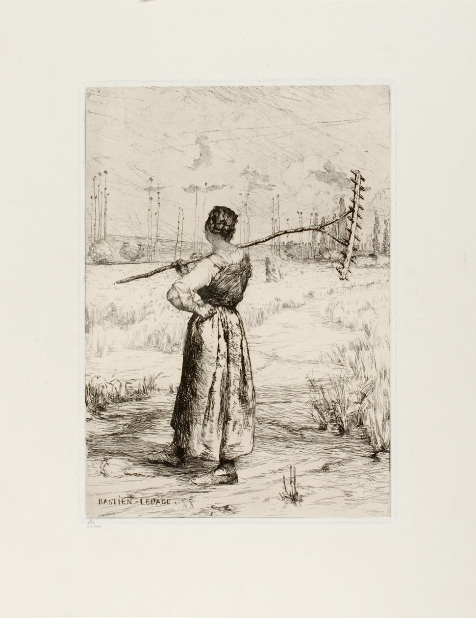 Tarladan Dönüş by Jules Bastien Lepage