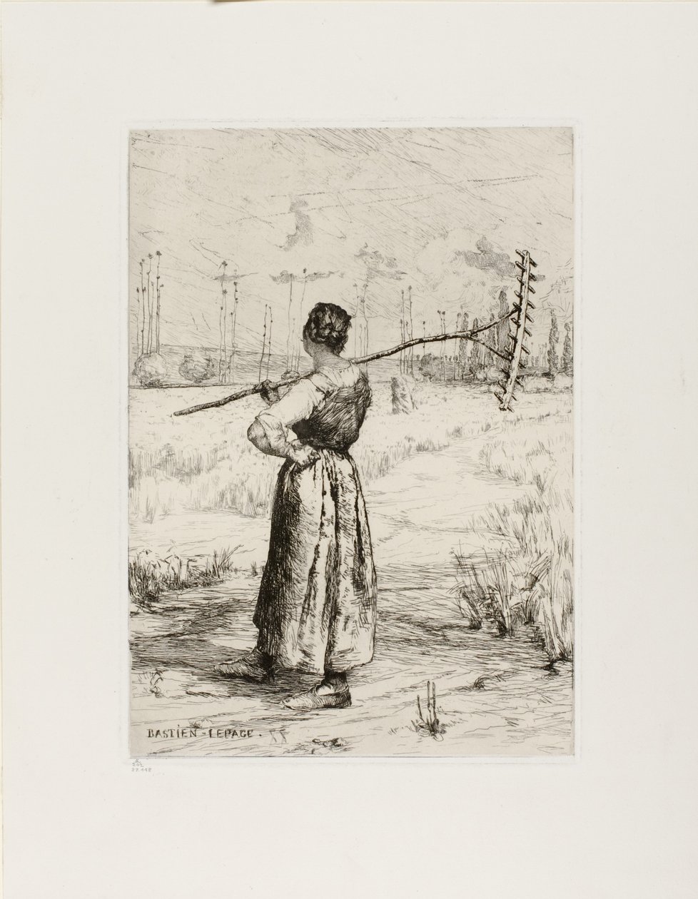 Tarladan Dönüş, 1878 by Jules Bastien Lepage