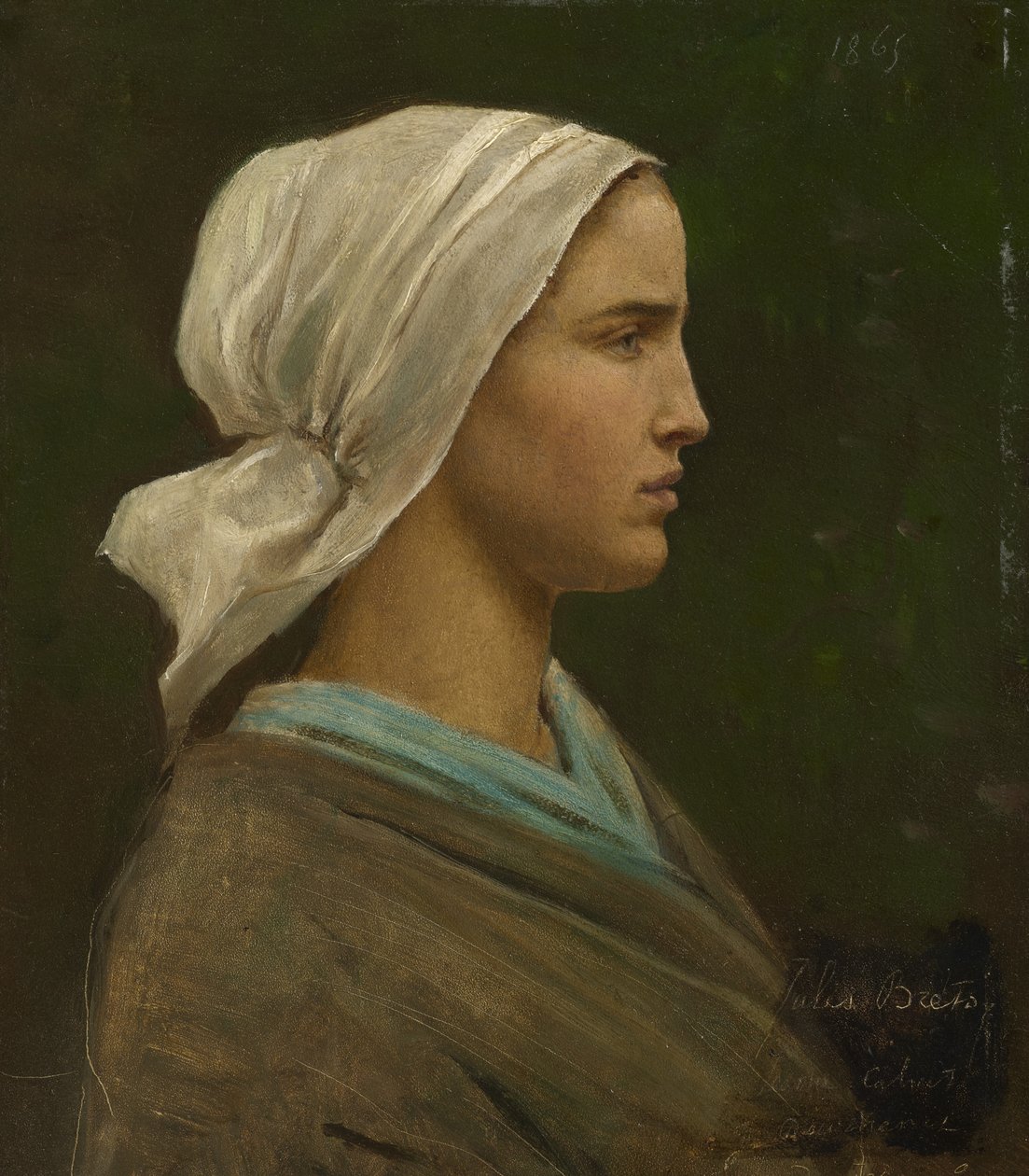 Jeanne Calvet, 1865 by Jules Breton