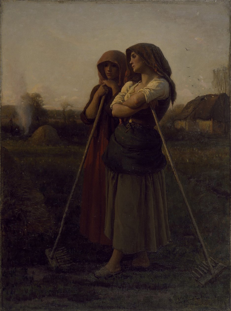 Günün Kapanışı by Jules Breton