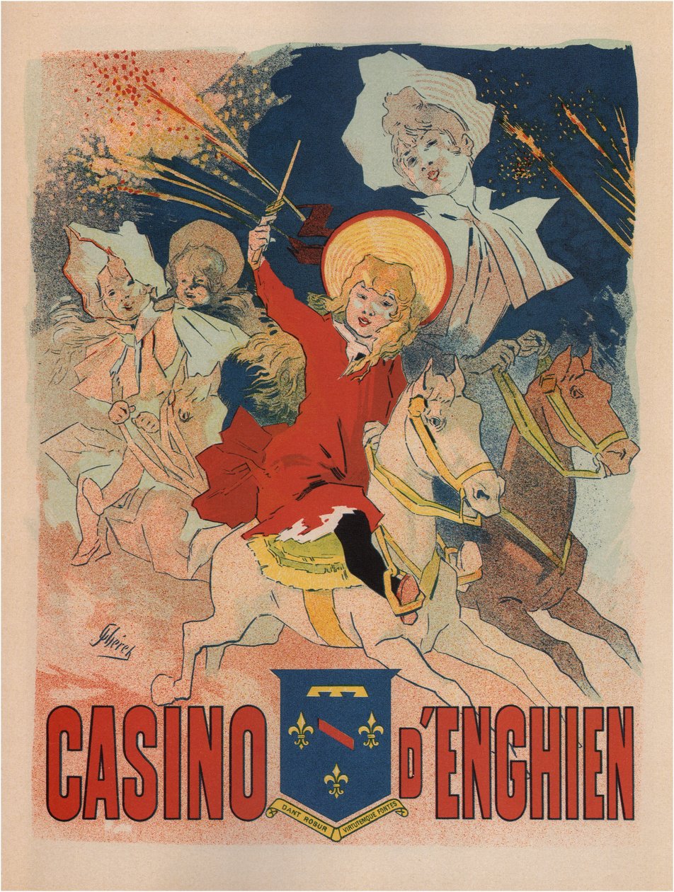 Enghien kumarhanesi by Jules Cheret