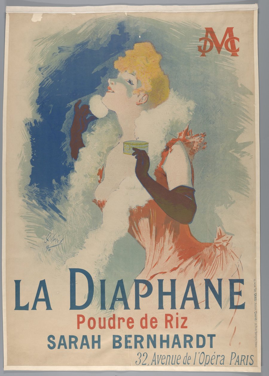Diyafan. Pirinç Tozu, 1890 by Jules Cheret