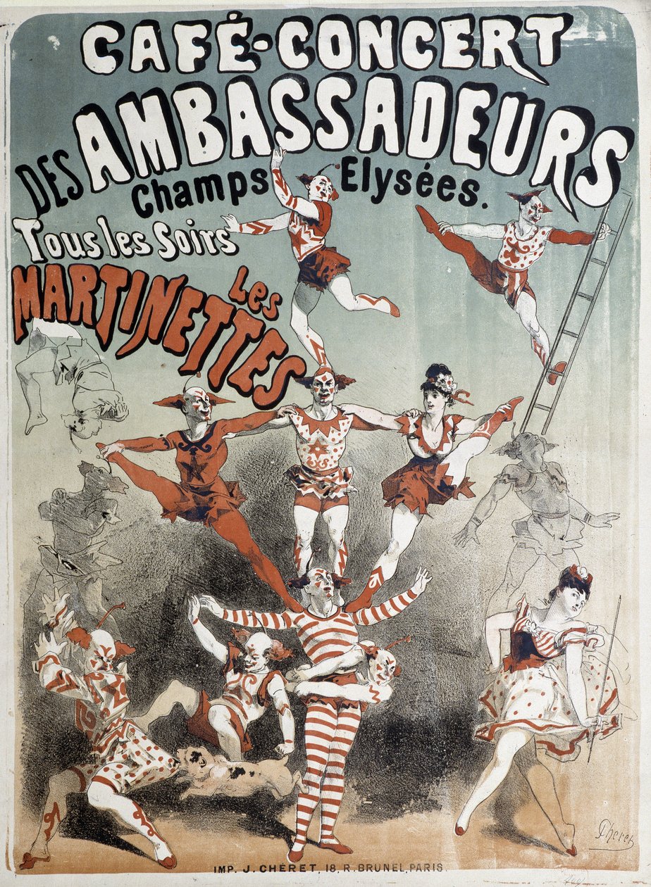 Les Martinettes, Cafe-Concert des Ambassadeurs