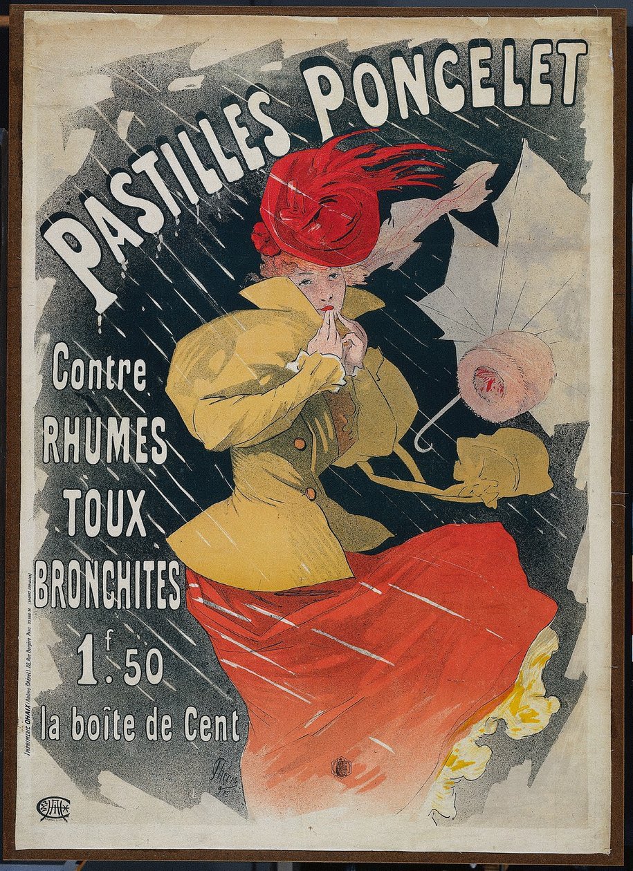 Poncelet pastilleri, 1896. by Jules Cheret