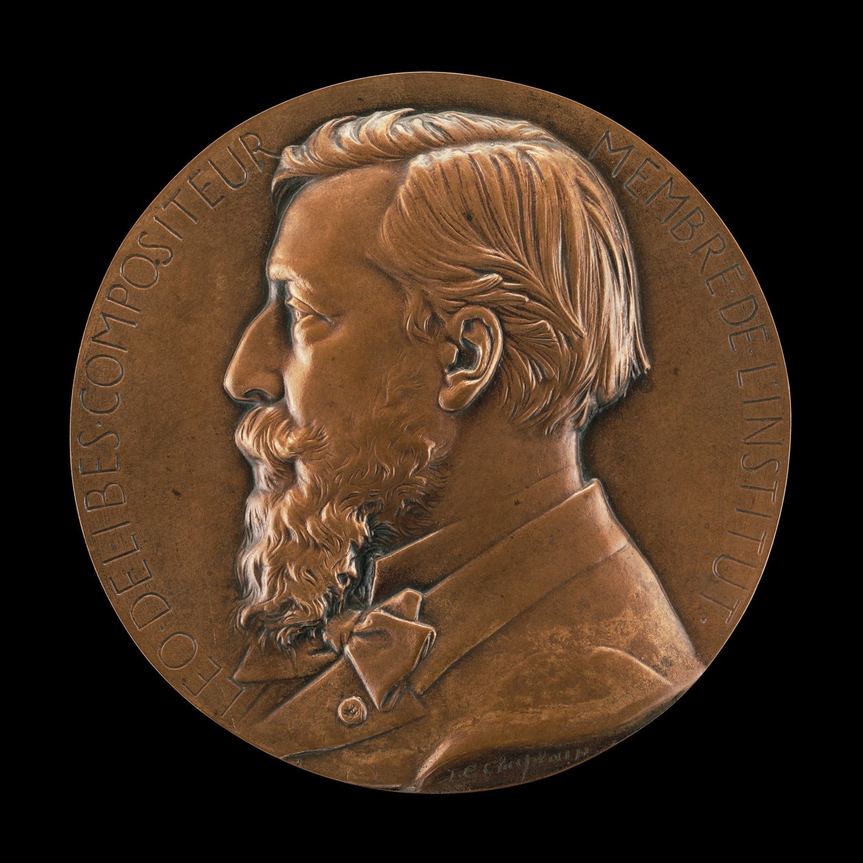 Leo Delibes, 1836-1891, Besteci, c. 1870. by Jules Clement Chaplain