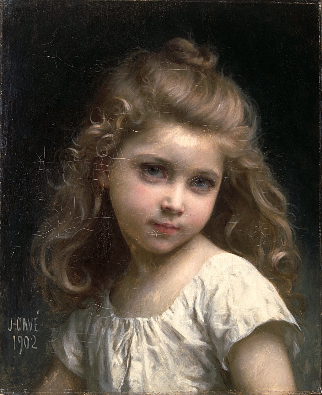 Genç Bir Kızın Portresi, 1902 by Jules Cyrille Cave