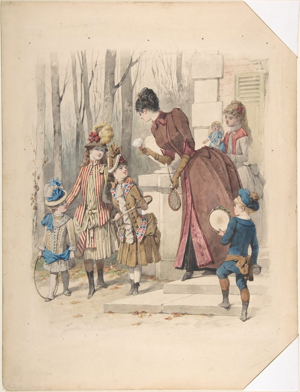 Moda illüstrasyonu, hayır. 2224, Temmuz 1885. by Jules David