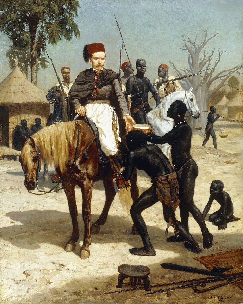 Egzotik Bir Ziyaretçi, 1857 by Jules Didier