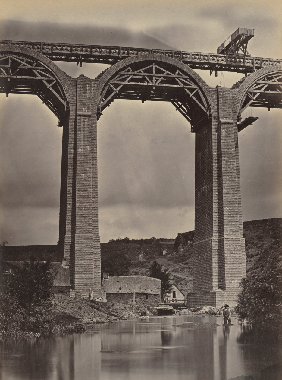 Pont-de-Buis, Doufine, Fransa, c. 1865. by Jules Duclos