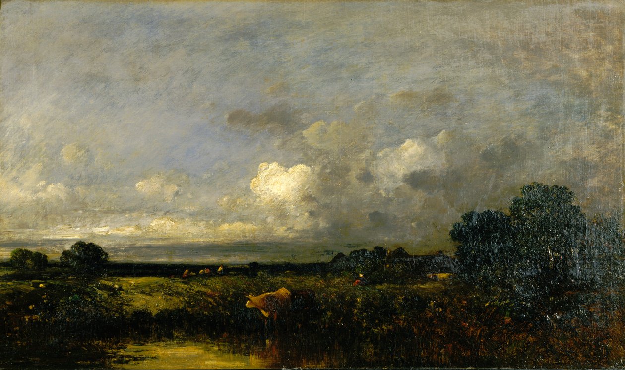 İnek ile manzara by Jules Dupré