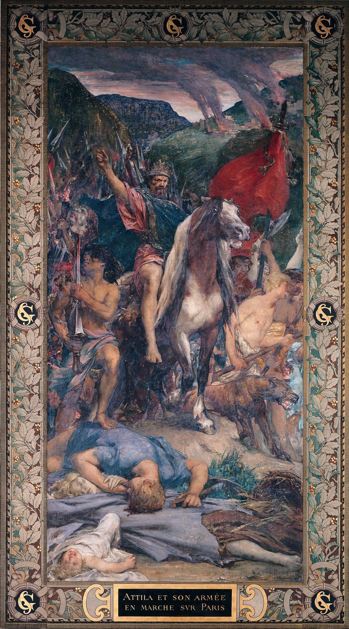 Attila (c.406-453) ve Ordusu Paris