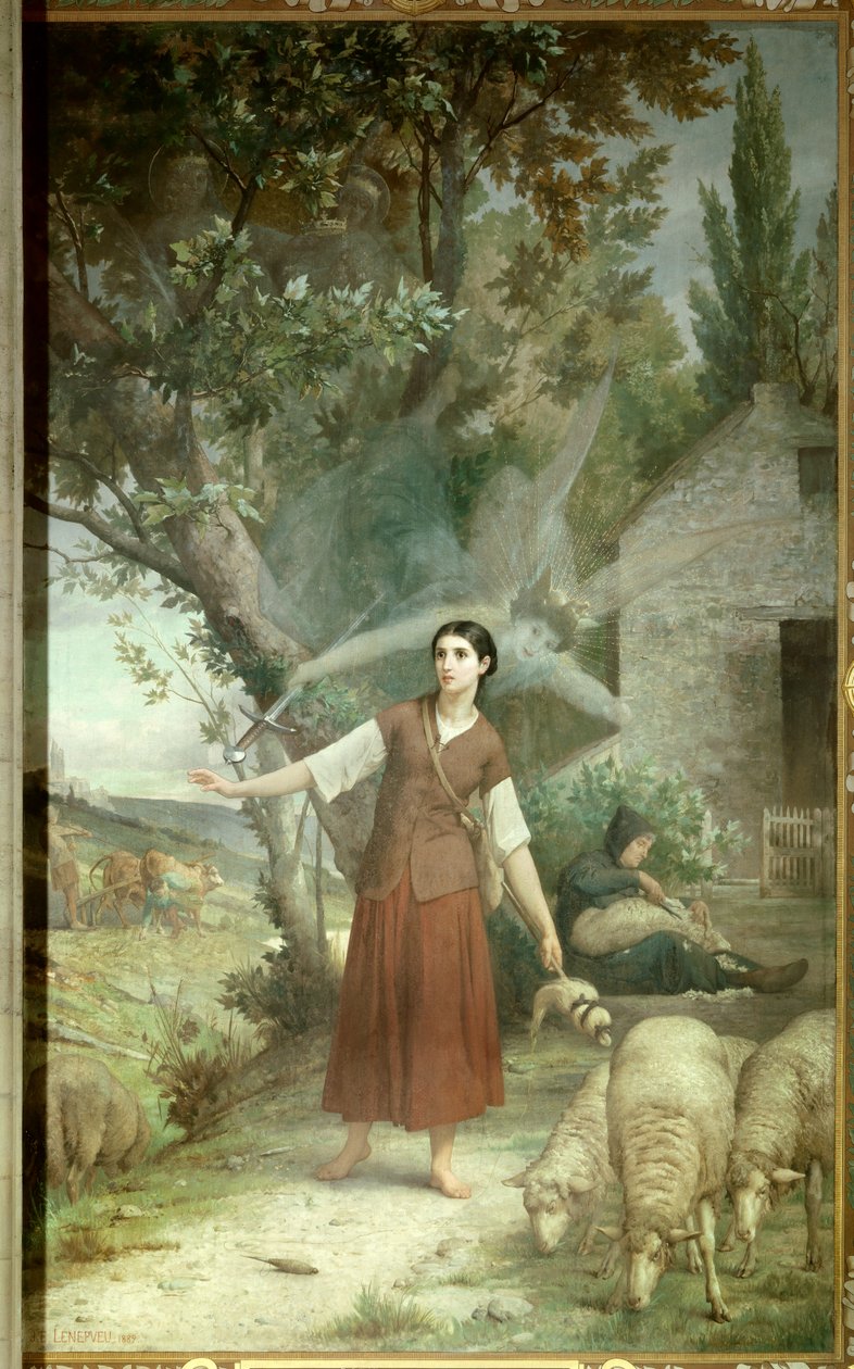 Joan of Arc (1412-1431) 13 yaşında babasının koyunlarını Domremy