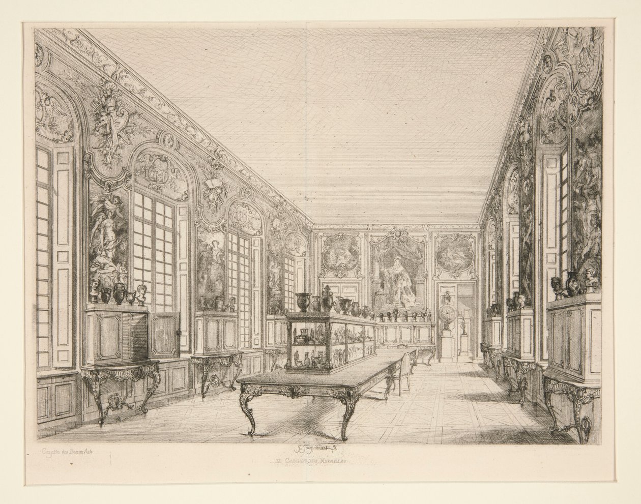 Le Kabine des Medailles by Jules Ferdinand Jacquemart