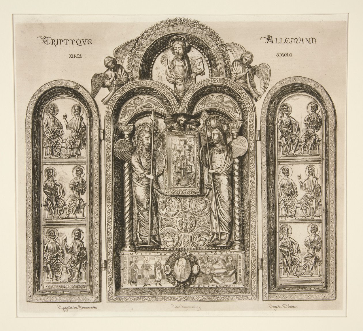 Almanca Üç Parçalı / Xllme by Jules Ferdinand Jacquemart