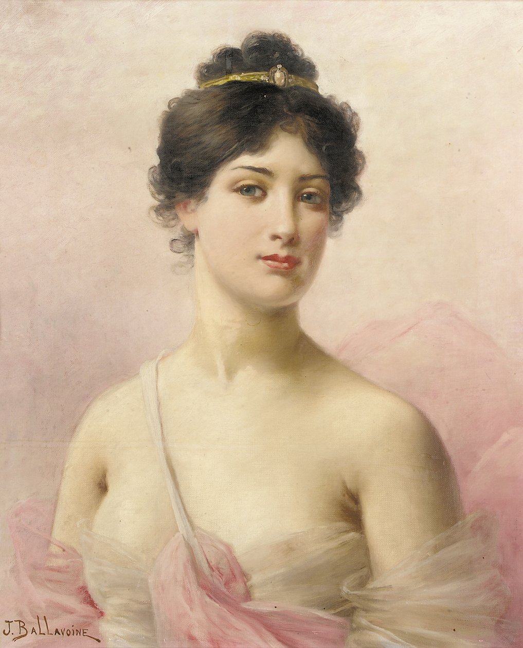 Genç Bir Güzellik by Jules Frederic Ballavoine