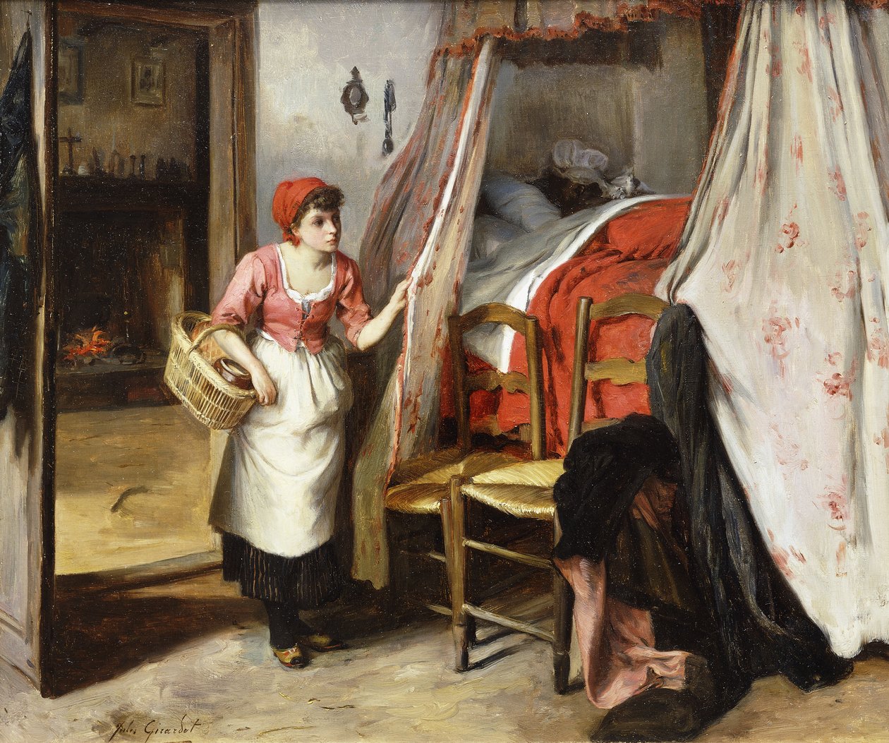 Kırmızı Başlıklı Kız by Jules Girardet