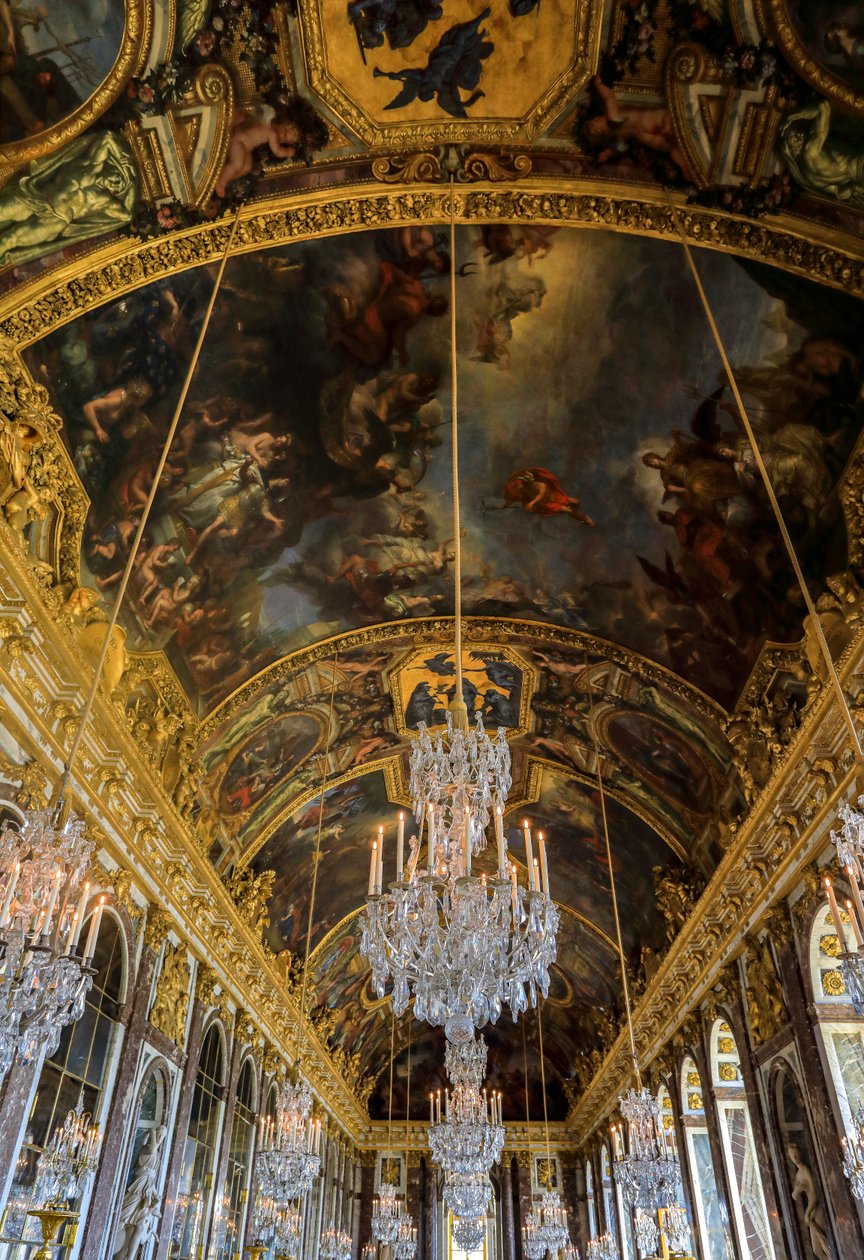 Aynalı Salon, Versay Sarayı (fotoğraf) by Jules Hardouin Mansart