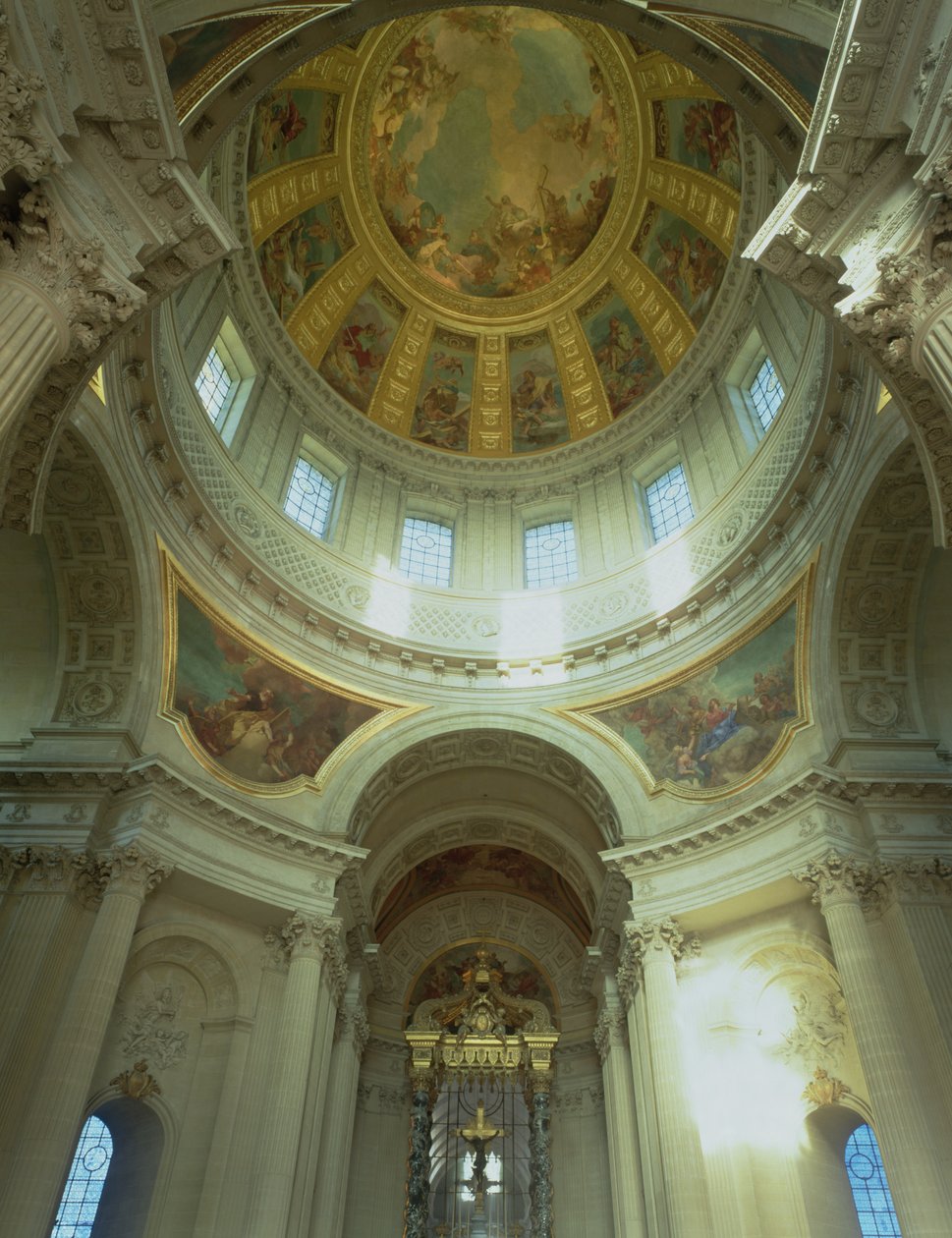 Kubbenin iç görünümü, 1677-1706 by Jules Hardouin Mansart
