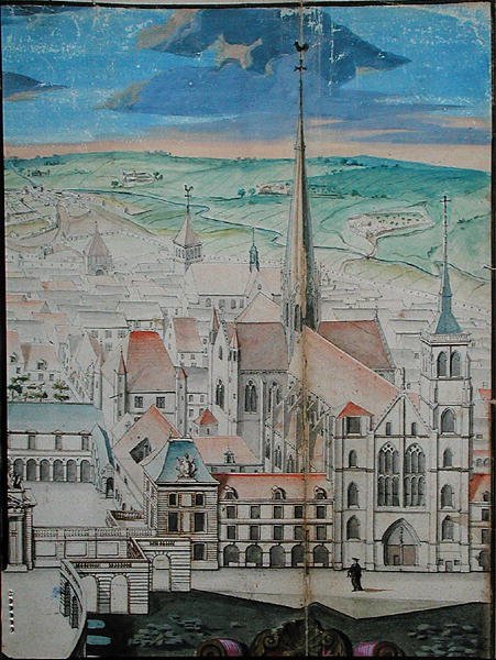 Mansart tarafından restorasyondan önce Dijon