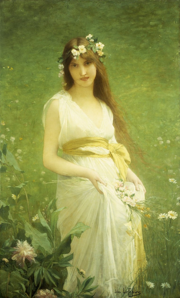 ilkbahar by Jules Joseph Lefebvre
