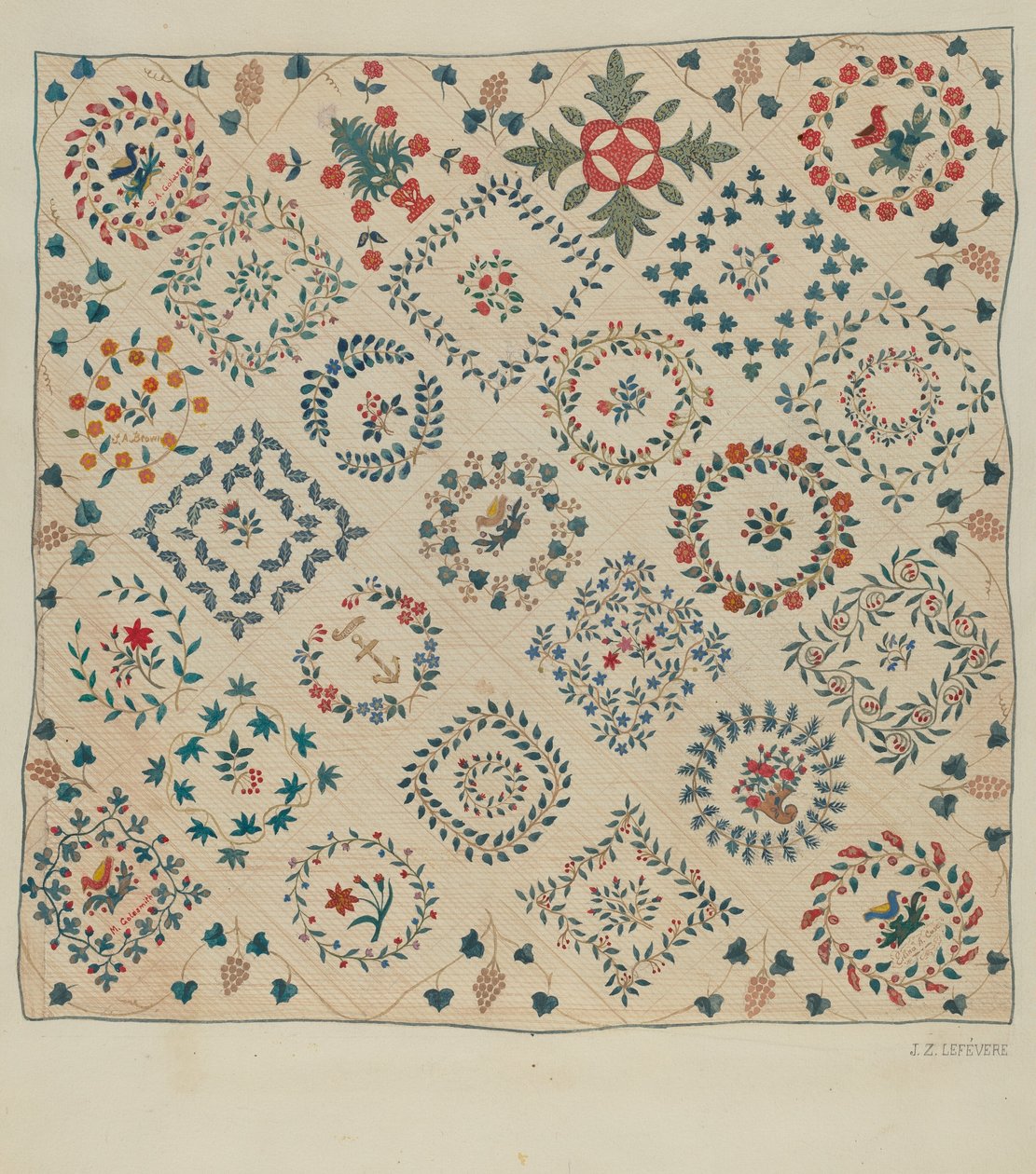Örtü apliği, c. 1936. by Jules Lefevere