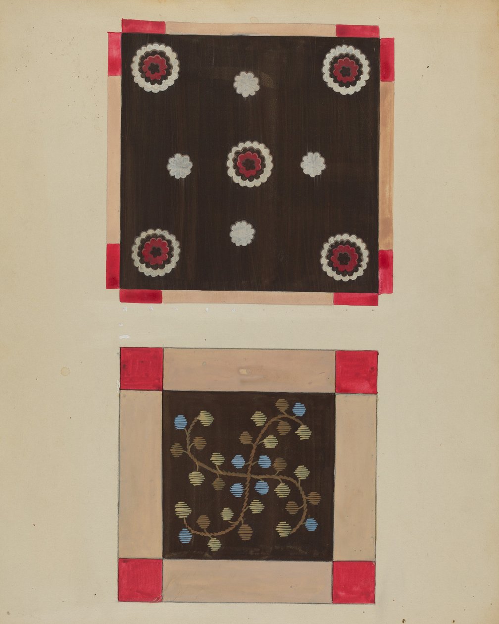Düğme Kilim, c. 1936. by Jules Lefevere