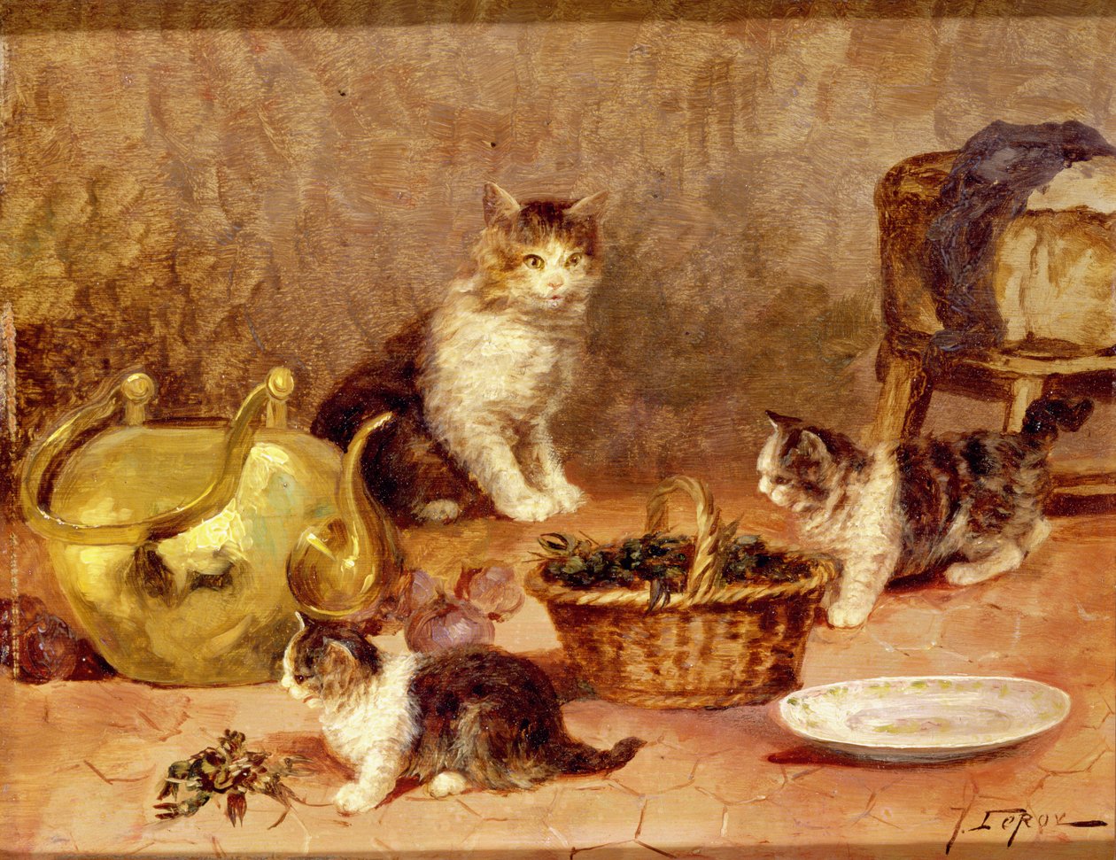 yavru kedi by Jules Leroy