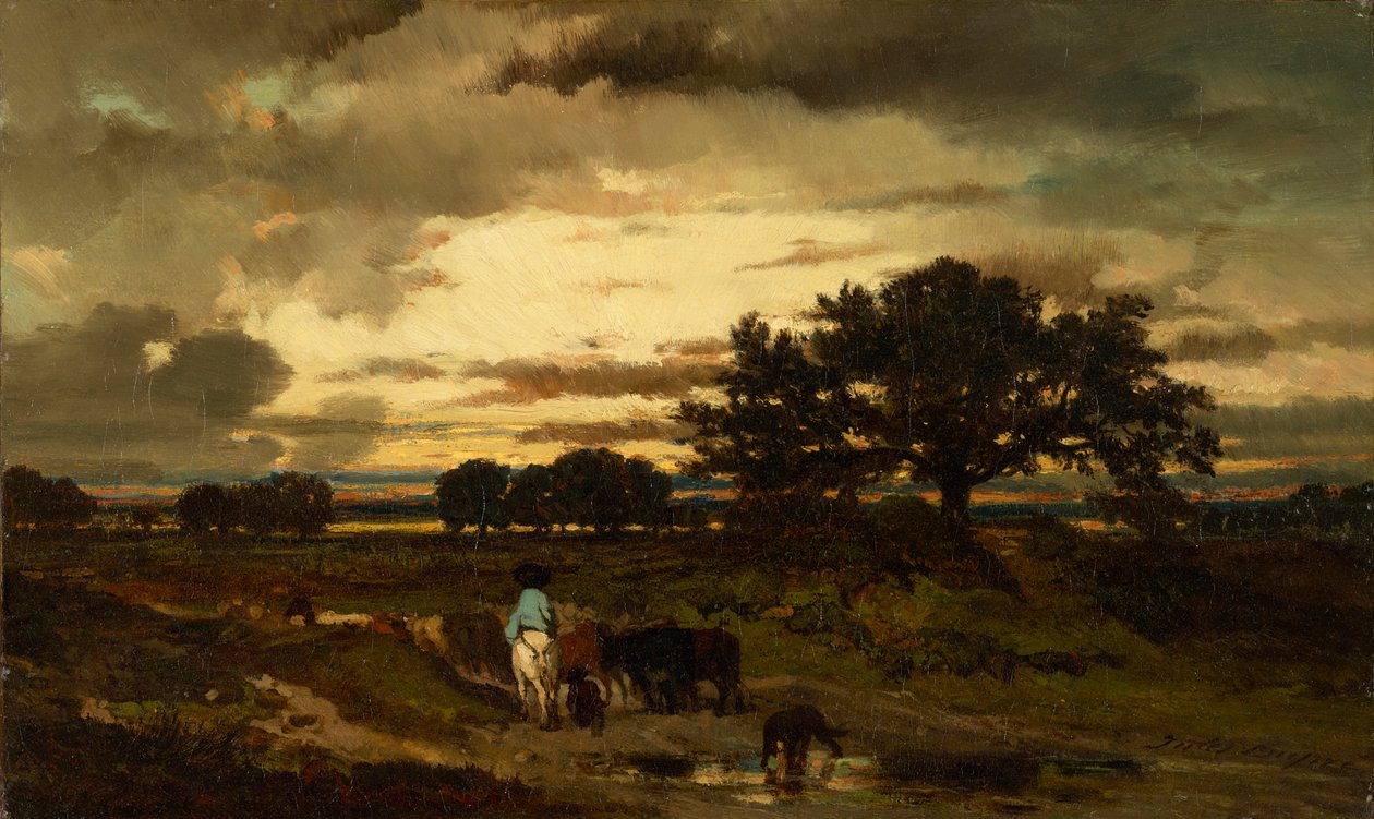 gün batımı by Jules Louis Dupré