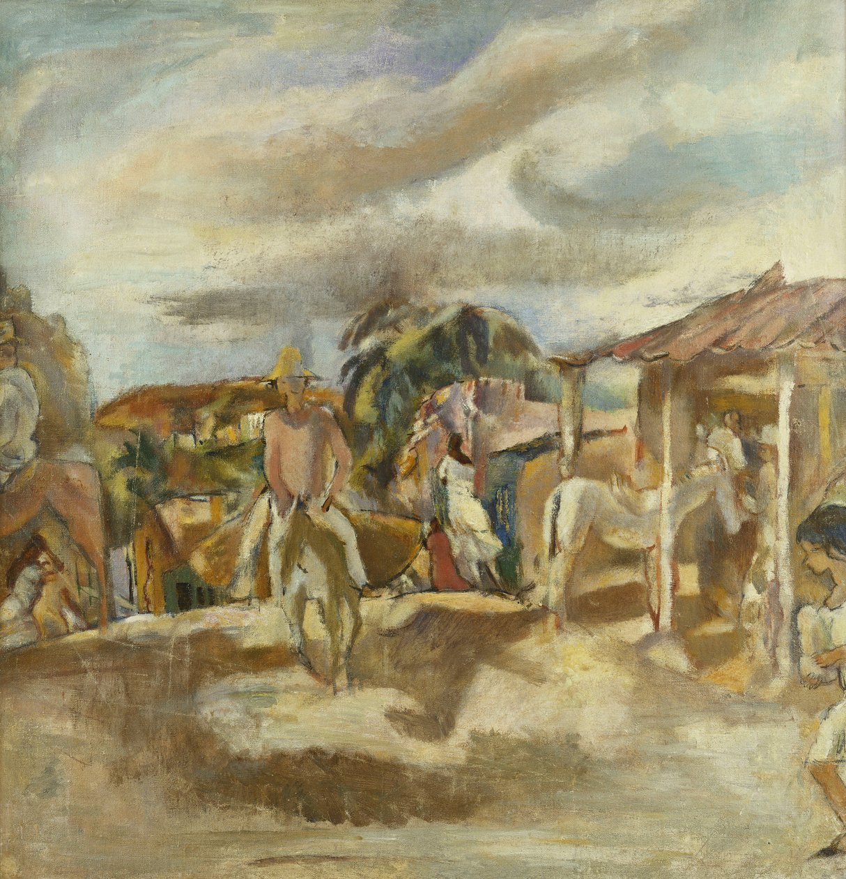 Küba Köyü; Küba Köyü, c.1917-1918 by Jules Pascin