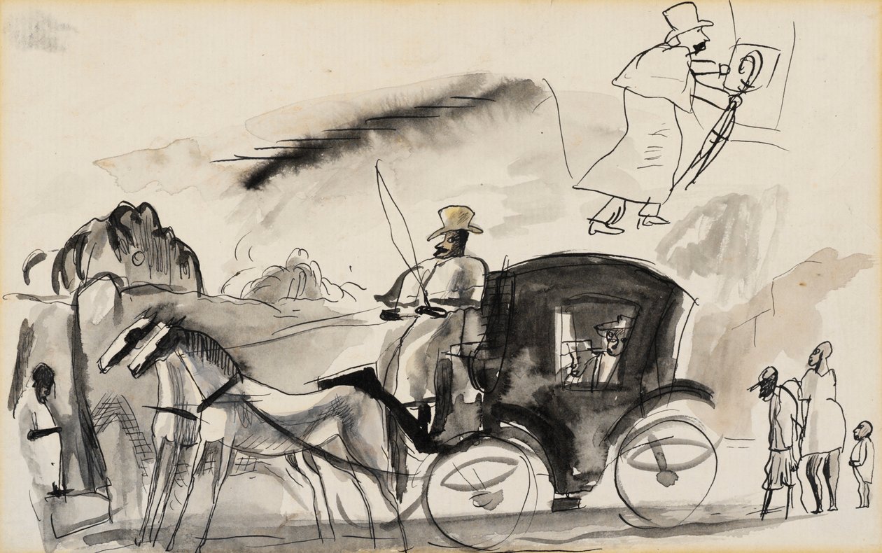 Kabinli Rakamlar by Jules Pascin