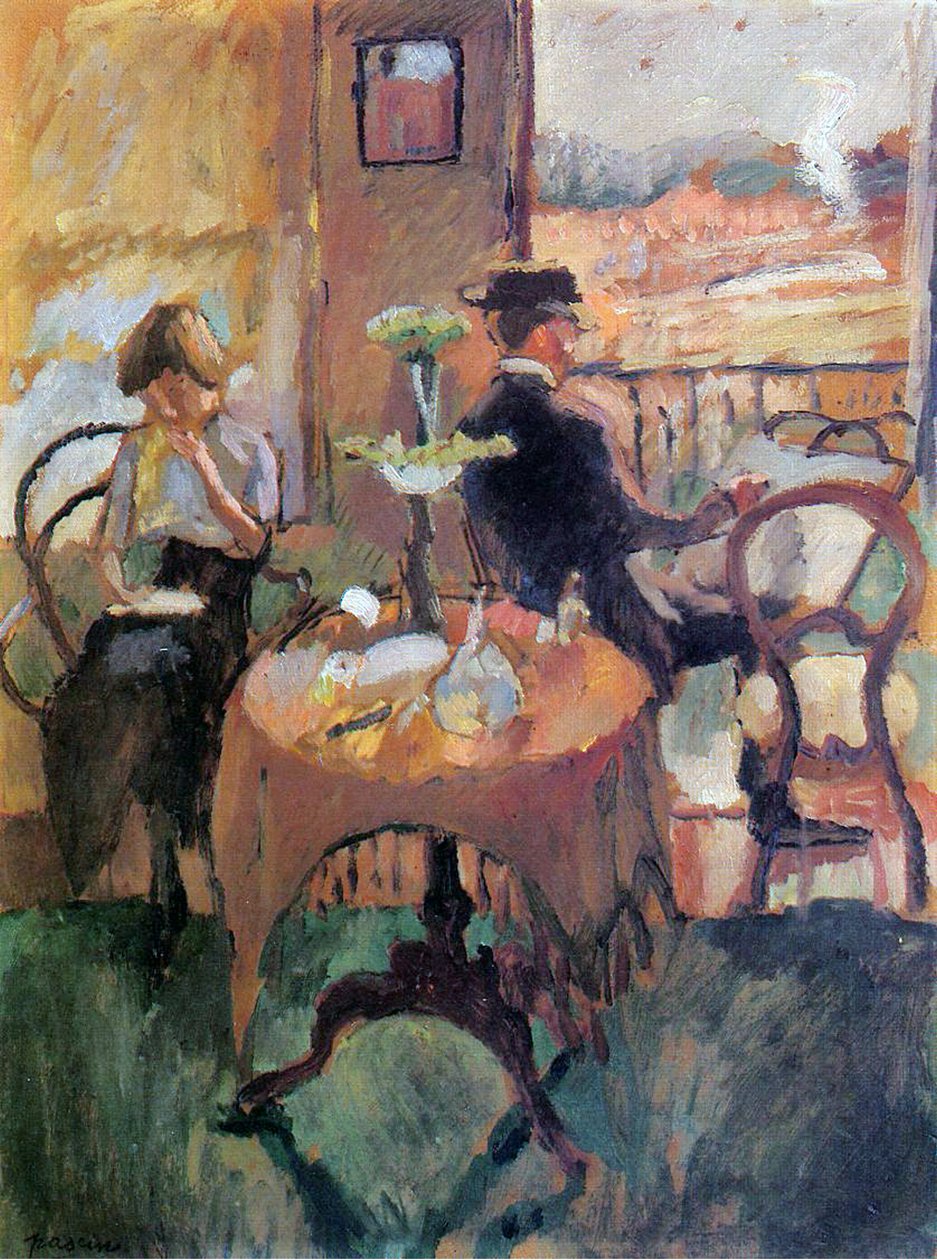 İç mekan, c.1910 by Jules Pascin