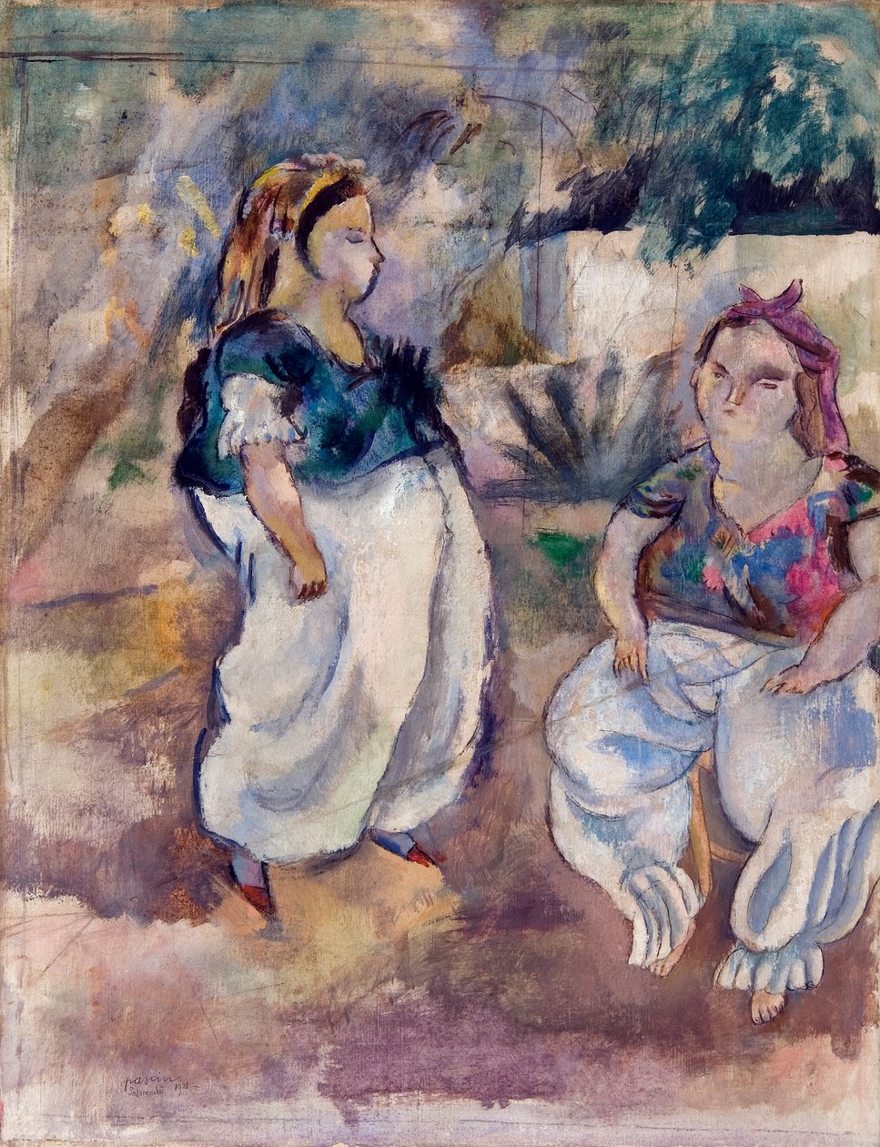 Tunuslu kadınlar by Jules Pascin