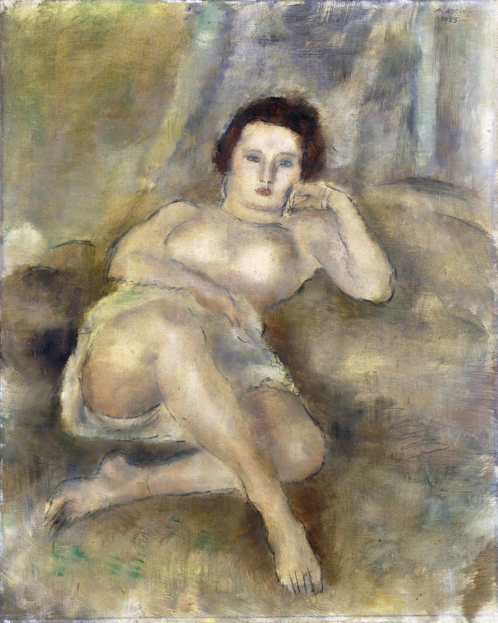 Yatan Kız, 1925 by Jules Pascin