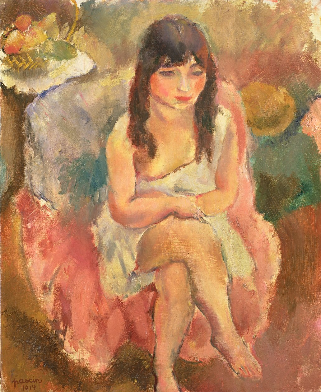 Oturan Figür, 1914 by Jules Pascin