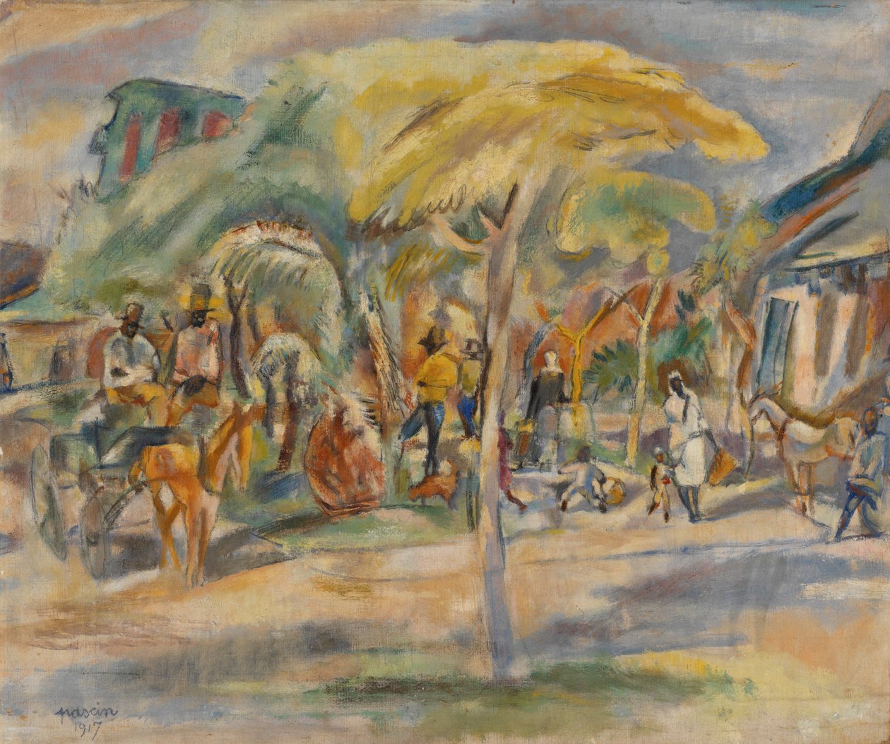 Güney Manzarası, 1917 by Jules Pascin