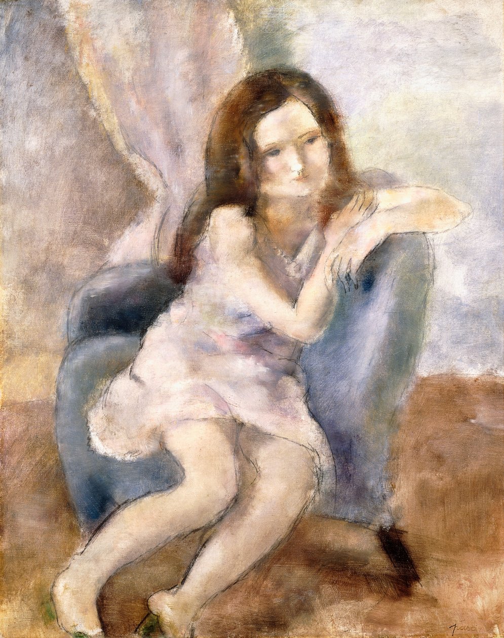 Oturan Kadın, 1925-26 by Jules Pascin