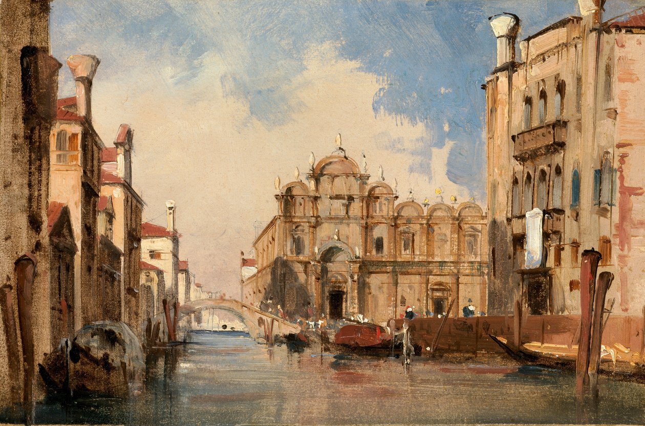 Scuola di San Marco, Venedik, c. 1830. by Jules Romain Joyant