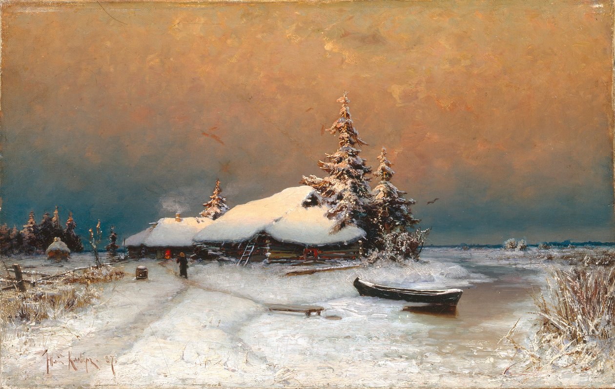 Kış Gün Batımı, 1887 by Juli Julievich Klever