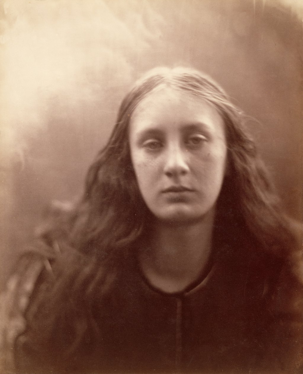 Christabel, May Prinsep portresi, 1867 dolayları by Julia Margaret Cameron