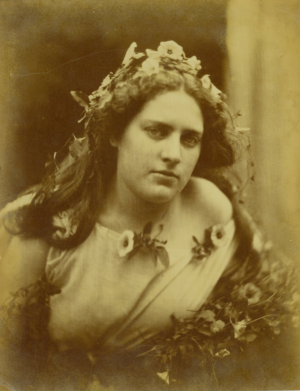 Cylene Wilson, c.1867 (albüm baskısı) by Julia Margaret Cameron